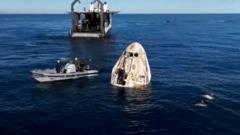 Watch: Dolphins surround Dragon capsule after successful splashdown