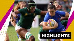 France thrash South Africa to finish top of Pool D