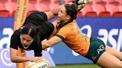 Sorensen-McGee, 18, scores twice on Black Ferns debut