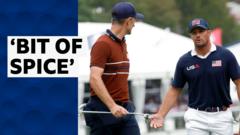 What Happened Between Rose, DeChambeau, and the Caddy?