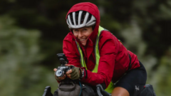 American becomes fastest woman to cycle globe, beating Scot's record by 16 days