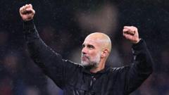 Guardiola tells team to chill with cocktails as Man City pile pressure on Arsenal