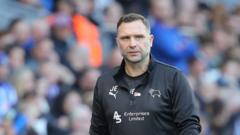 Eustace reacts to Derby's win at Blackburn