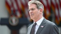 Iran faces 'economic D-Day', US Treasury Secretary warns