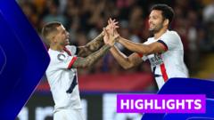 Ramos late goal gives PSG victory over Barcelona