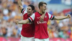 Ramsey praises FAW role in Arteta Arsenal success
