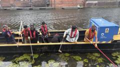 Volunteers fill 50 bags in waterways clean-up