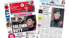 The Papers: Kate's 'solemn duty' and PM to hold talks with Macron