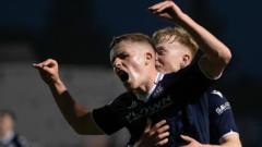 Watch Dundee's title & promotion-clinching strike