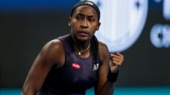 Gauff wins in China, Kvitova angry with scheduling