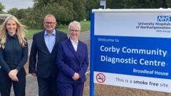 Corby Community diagnostic test centre officially opened - BBC News