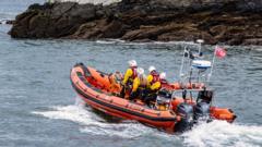 Two rescued from water after jet ski breaks down