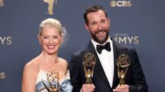Cash for speeches and big wins for The Pitt and The Studio - Emmys highlights