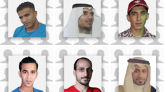 Imágenes de algunos de los ejecutados en marzo de 2022.