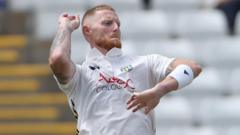 Stokes plays as Northants batters dominate Durham