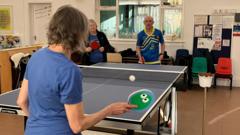 ‘Table tennis helps with our Parkinson’s symptoms’