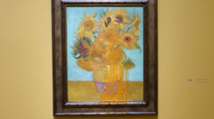 Three charged after soup thrown at Van Gogh paintings