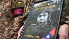 Tseng Sheng-guang died last month while fighting in Ukraine's Foreign Legion