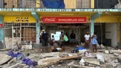 Scavenging for food in streets - desperation takes hold in Jamaica after hurricane