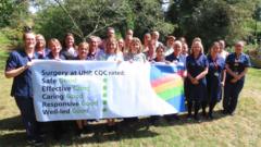 Hospital's surgery service rating upgraded