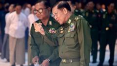 Army Chief and spokesperson for Myanmar Army