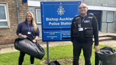 Police force hands out sleep pods for homeless