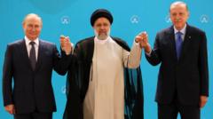 Putin, Reisi, Erdogan