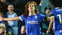 Hannibal stars as Birmingham beat Baggies in derby