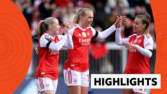 Arsenal close gap on Champions League places 