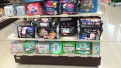 Chinese companies apologise for ‘shrunken’ sanitary pads