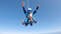 Watch: 102-year-old woman becomes Britain’s oldest skydiver