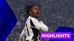 Mbangula goal earns Juventus first leg win over PSV