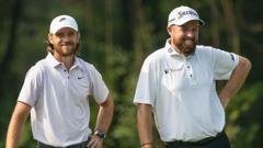 Fleetwood and Lowry in share of lead in UAE