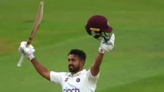 Nair and Zaib boost Northants win bid v Glamorgan