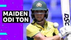 Gardner hits stunning maiden international century