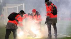 Charges after flares thrown in Forest's Europa League match