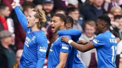 Scottish Cup semi-final: Hearts twice go close to leveller against Rangers