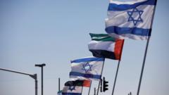 ISRAIL BAE bayrakları