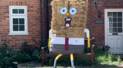 Scarecrows shown off in ex-straw-dinary trail