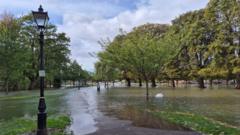 Wettest September in southern England for more than a century