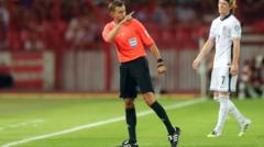 What Happened During the Serbia vs. England Match That Caused a Referee Pause?