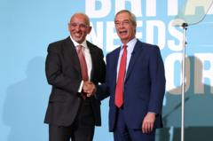 Former Tory chancellor Nadhim Zahawi defects to Reform UK