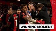 Sinisterra penalty secures Bournemouth’s quarter-final place