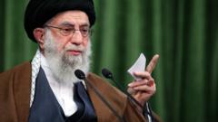 Ayatollah Ali Khamenei speaks in Tehran, Iran, on 3 November 2020