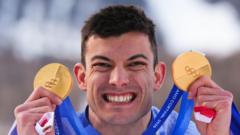 Winter Olympics champion honoured by home town