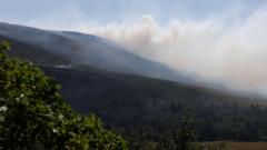 Woman charged with arson over huge moorland fire