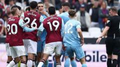 West Ham and Forest charged by FA over melee