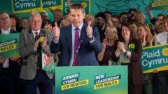Plaid Cymru ready to run Wales, leader says, after party wins Senedd vote