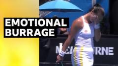 Emotional Burrage into Australian Open second round