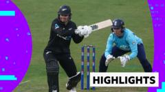 New Zealand beat England in rain-affected to match to draw series